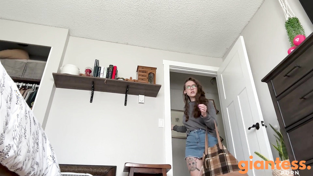Dvinebabe - Giantess Didn't Expect to Find You in Her Bedroom