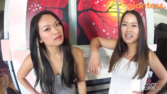 Bratty Foot Girls - Bratty Asian Giantesses