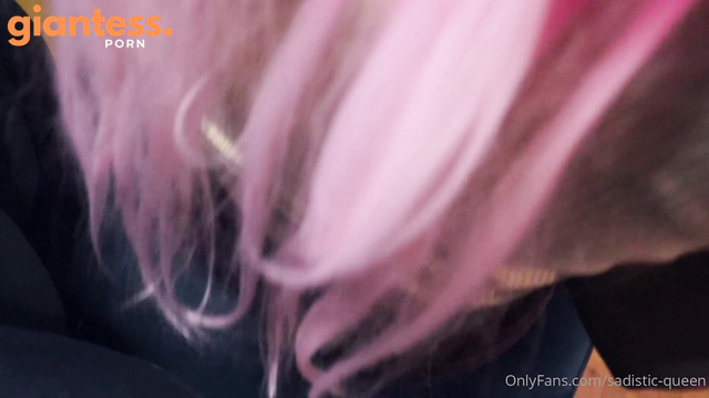 Sadistic Queen - Unaware Giantess Butt Crush
