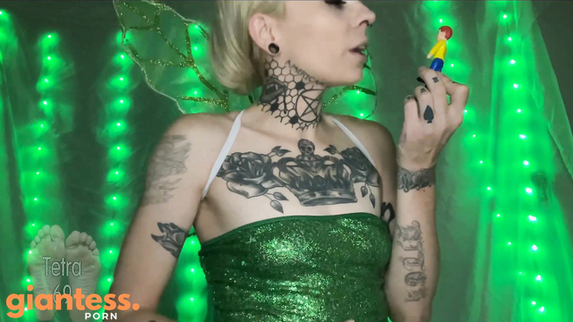 Tetra69 - Giantess TinkerBell Hot Masturbation