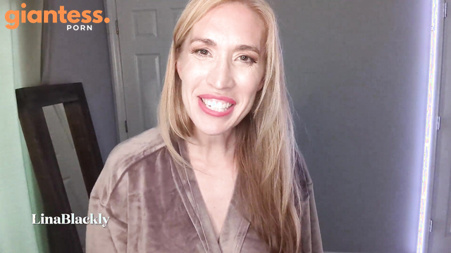 LinaBlackly - Giantess Game Turns Into Anal Pleasure