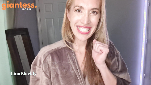 LinaBlackly - Giantess Game Turns Into Anal Pleasure