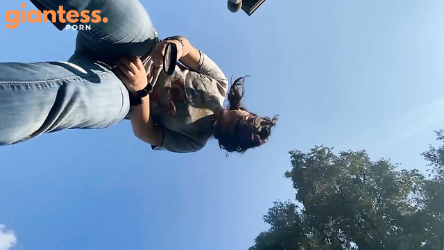 CANADIAN AND ASIAN GIANTESS FANTASY - My Stepbro School Project Part 2