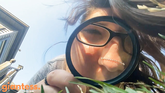 CANADIAN AND ASIAN GIANTESS FANTASY - My Stepbro School Project Part 2