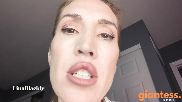 LinaBlackly - Giantess Teacher Sneaks You Home to Fuck