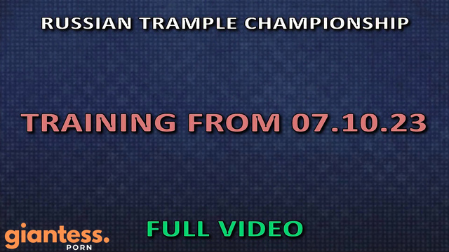 Russian Trample Champ - Five Girls Trampling Men & Untrained Guys Suffering