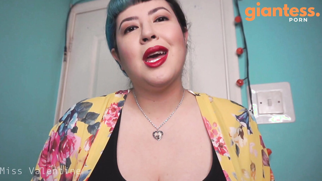 Miss Valentine - Giantess Comes Across Tiny Chocolate Man