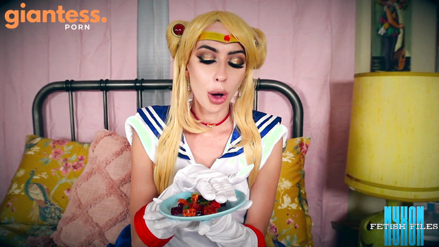 Nyxons Fetish Files - Giant Sailor Moon VS The Gummy Bears
