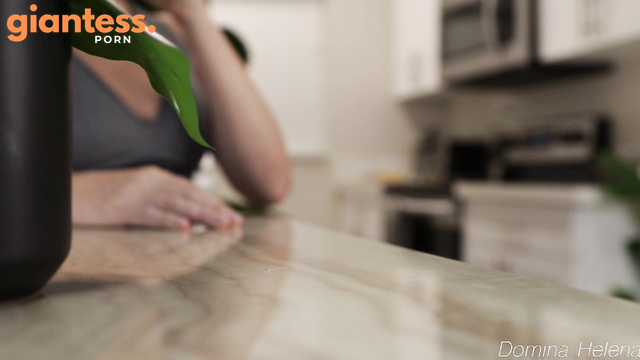 Domina Helena - Fitness Giantess Playing With Her Food