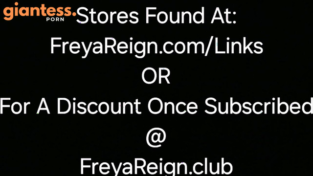 Freya Reign - Girlfriend Shrinks And Eats You As A Gift
