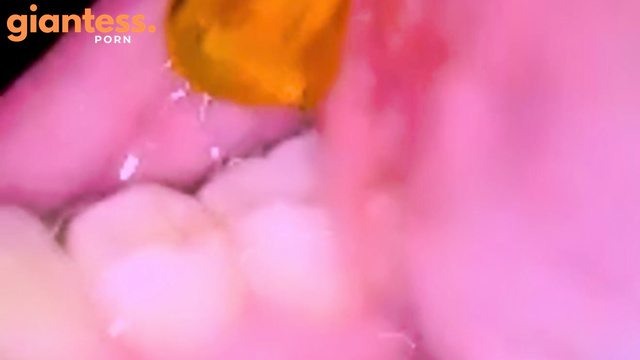 Giantess Samiraa Spitting & Drooling Gummy Bears