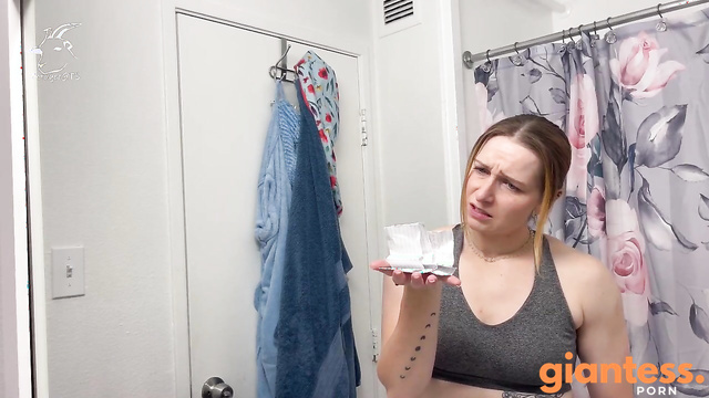 Foragerєs Giantess - Tiny People Invasion of Giantess Sadie's Bathroom Episode 6