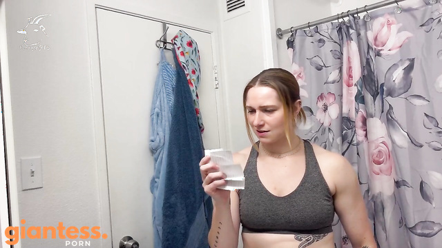 Foragerєs Giantess - Tiny People Invasion of Giantess Sadie's Bathroom Episode 6