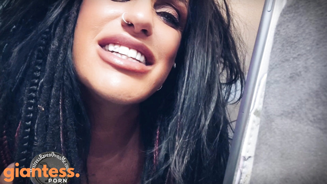 MistressRavenFD - Giantess Truffle Surprise: A Tiny Man Inside Candy