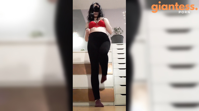 Tiny Slave Faces Humiliation by Giantess Nina Carrie
