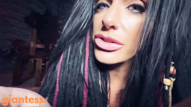 MistressRavenFD - Giantess Witch’s Delight: Enjoying a Little Snack