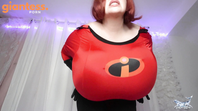 Lulublue - Unexpected Growth: Mrs. Incredible’s Giantess Transformation