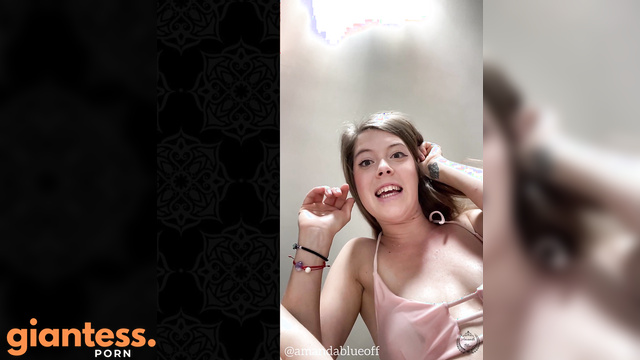 Myamandablue - Giantess Amanda and Her Soaky Pussy Want Sit On Your Face