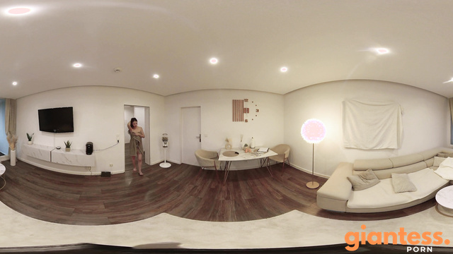 Giantess Jenna Turns the Burglar Into a Tiny Plaything