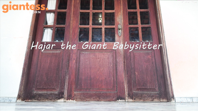 Giantess Hajar - Mini Escapers Found by the Giantess Babysitter