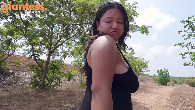 Giantess Chloe - Unaware Giantess Crushes the Tiny Village Beneath Her Feet