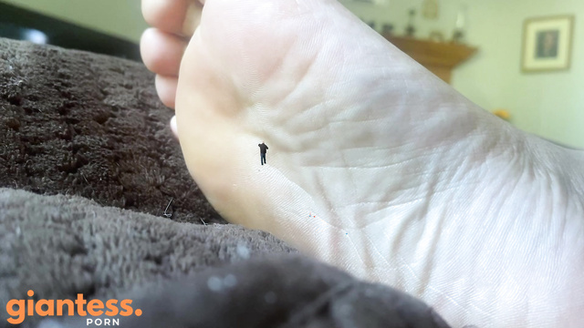MXDominionakaCrushGoddess Clips - Tiny Teenie Playfully Exploring the Giantess’s Soles