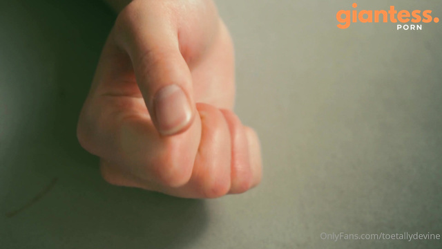 Toetallydevine - Giantess Destruction of These Small Details With Fingers and Toes