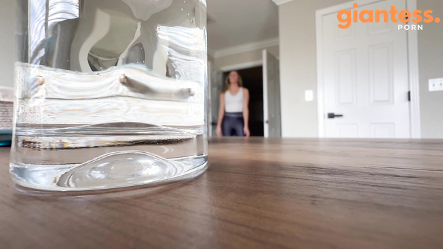 Giantess Tara - Workout Giantess Finds and Traps Tiny in Her Yoga Leggings
