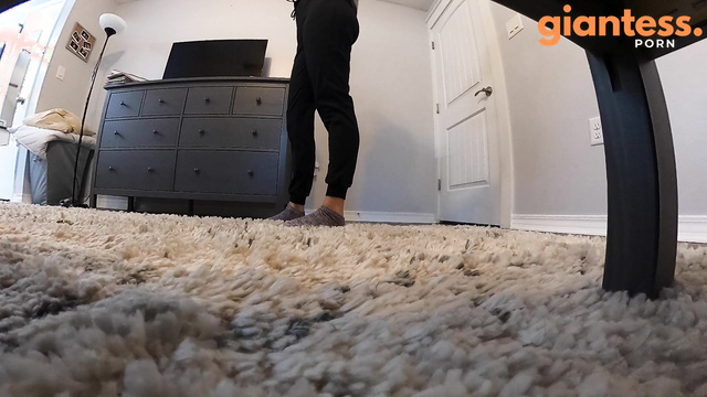 Giantess Tara - Giantess Stepmom Teases Mini Stepson with Feet And Asshole