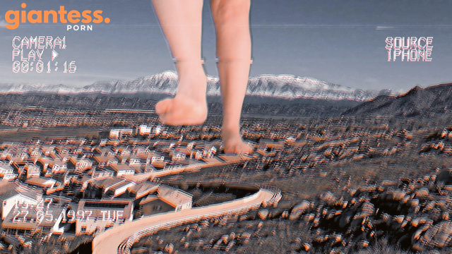 GiantGhost - Giantess Decided To Give a Great Show Having Sex Over a Few Cities