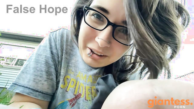 Canadian Giantess - Giantess Eclipse Finally Captures You, Tasting You a Bit
