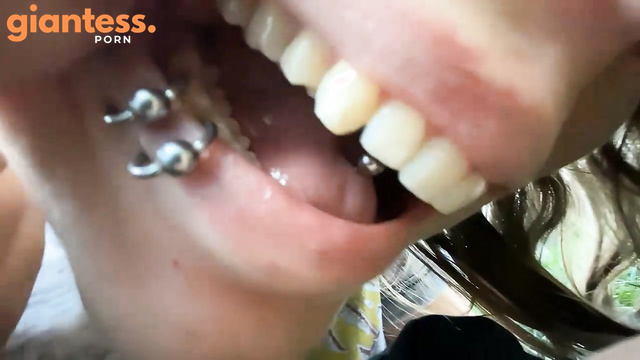 Canadian Giantess - Giantess Eclipse Finally Captures You, Tasting You a Bit