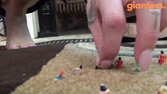 Southern Giantess - Step Lightly: Kookie’s Tiny Men Trapped Under Her Feet