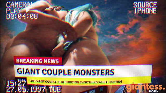 GiantGhost - Couple of Giant Monsters Battle in the Heart of the City