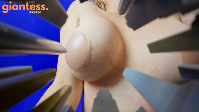 Media Impact Customs - Giantess Zoey Brings Ruin to Cities with Her Destructive Force