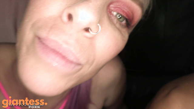 Ginary's Giantess Adventures - Vicky and Tampa Play with the Victim Inside the Giantess’s Mouth