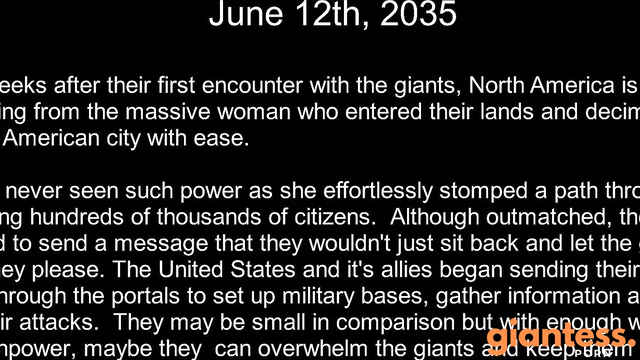 Forager's Giantess - American Giantess Faces Tiny’s Back in Episode 6