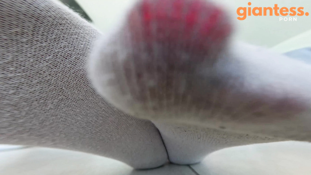 Giantess Shrinking Feet - Little Survivor Enjoys Sniffing the Giantess Feet