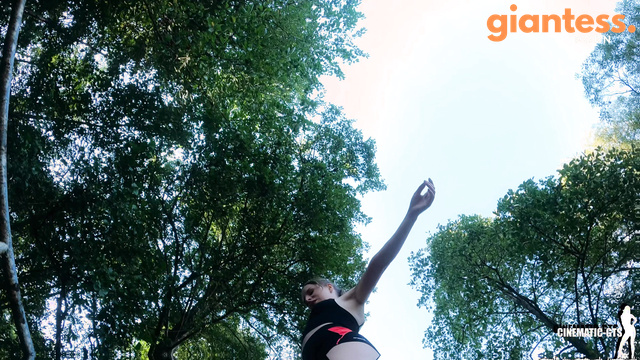 Cinematic-GTS - Giantess Vanessa Jogging Unaware on a Bright Sunny Day
