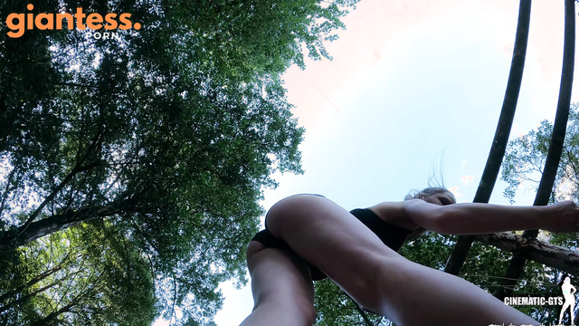 Cinematic-GTS - Giantess Vanessa Jogging Unaware on a Bright Sunny Day