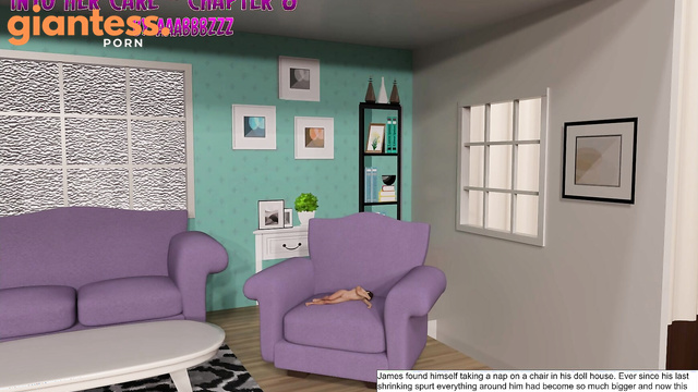 Aaabbbzzz Giantess - Little Naked Man in the Hands of Giantess Care Chapter 8