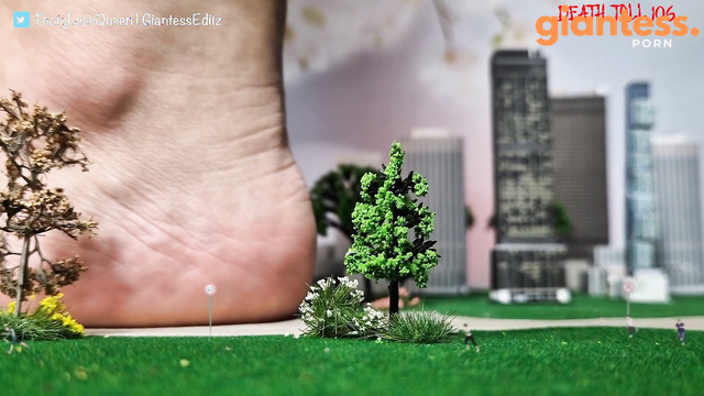 Giantess FootyQueen - Walking in My Green Heels, Ready to Destroy the Next City Part 6