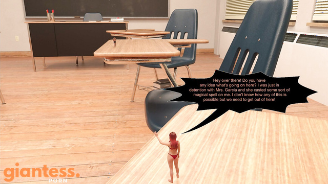 Aaabbbzzz Giantess - Halloween Detention with the Giantess and Tiny School Students