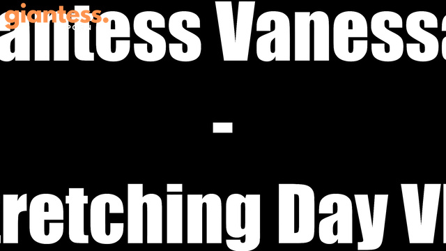 Cinematic-GTS - Giantess Vanessa Special Stretching and Workout Day