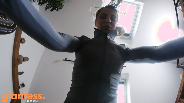 Cinematic-GTS - Giantess Vanessa Special Stretching and Workout Day