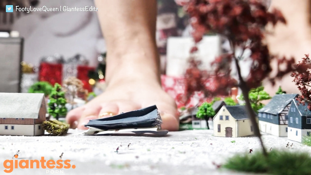 Giantess FootyQueen - Giantess Looks Again to Find Another City to Destroy Part 5