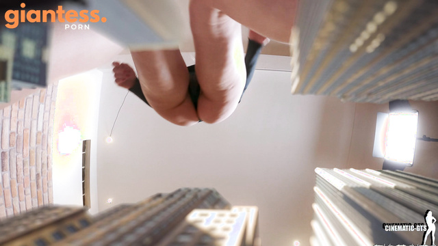 Cinematic-GTS - Giantess Vanessa Discovers a Shrunken Micro City in Her Room