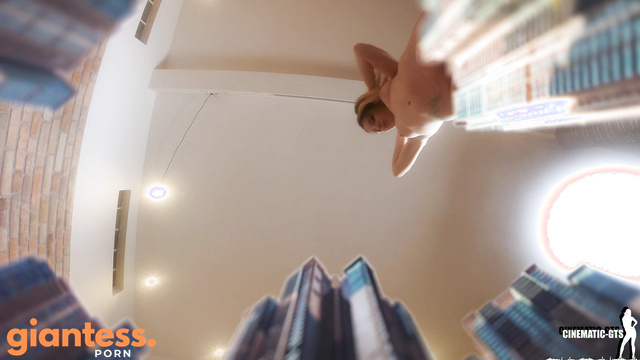 Cinematic-GTS - Giantess Vanessa Discovers a Shrunken Micro City in Her Room