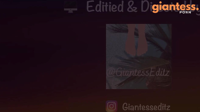 Giantess FootyQueen - Suddenly, Her Soles Moves Toward the Destruction of the City Part 1