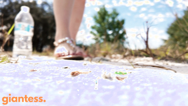 Desert Tremors: Tiny Man Struggle Against a Giantess